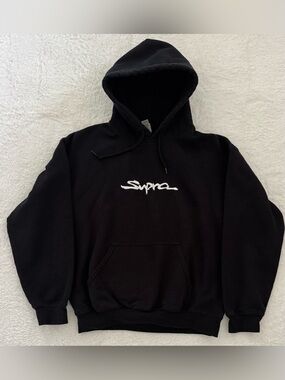 Black Toyota Supra car  pullover hoodie sweatshirt Unisex Medium/ Mens Small